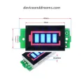 Lithium Battery Capacity Level Indicator 3.7V to 34V 1S to 8S 18650 Lithium Battery Charge Display Panel Module - Accurate Battery Status Monitoring. 