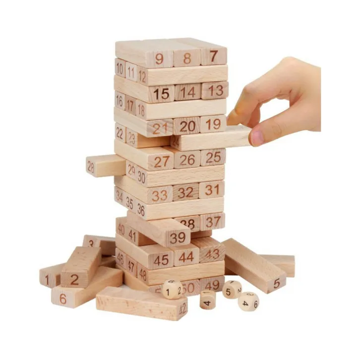 54%20Pcs%20Mini%20Wooden%20Number%20Stacking%20Jenga%20Tower%20Building%20Block%20Kid%20Toys%20-%20Image%207
