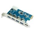 PCI E USB Card / 4 Port 3.0 USB Speed Rate up to 5Gbps. 
