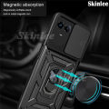 Phone case For Realme Narzo 60X Back cover Hard Armor Shockproof Camera Protection Bracket Navigation Holder Ring cover for For Realme Narzo 60X Cover cases. 