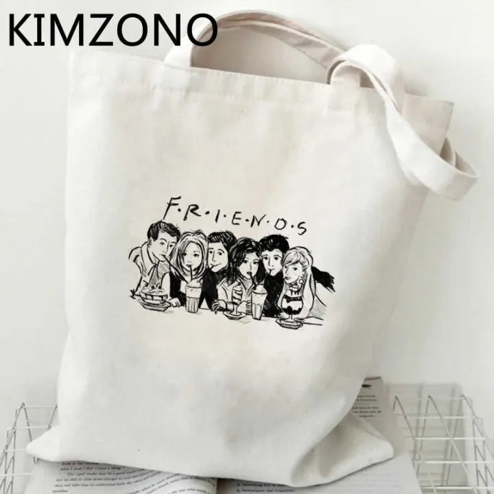 Friends%20Tv%20Show%20shopping%20bag%20bolsa%20recycle%20bag%20shopper%20shopping%20bag%20jute%20string%20sacolas%20-%20Image%205