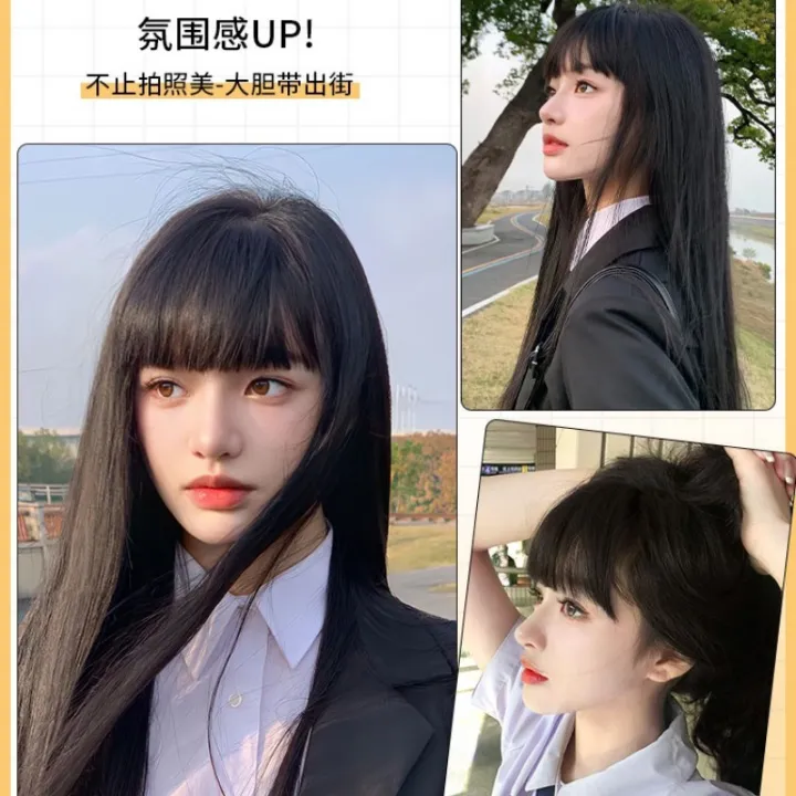 Korean%20Natural%20Forehead%20Ins%20Hair%20Fake%20Fringes%20Air%20Bangs%20Wig%20Female%20Piece%20Real%20Comic%20Flush%20Bangs%20Invisible%20Wig%20-%20Image%206