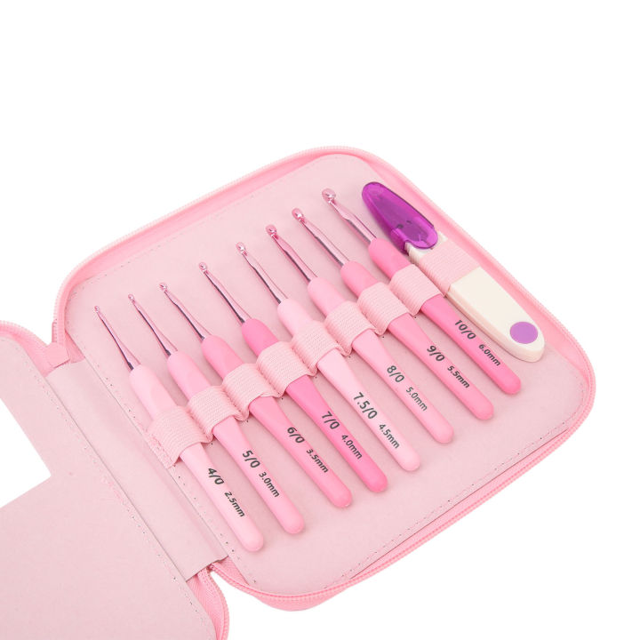 8Pcs%20Crochet%20Hook%20Set%202.5%20to%206mm%20Ergonomic%20Handle%20Smoothing%20Strong%20Steel%20Plastic%20Crochet%20Needle%20Set%20for%20Knitting%20Sewing%20-%20Image%206