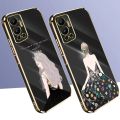 For Infinix Hot 12 Case Fashion Girl Ins Style Soft Silicone Plating Phone Cases Back Cover For Infinix Hot12 X6817 Coque Fundas. 