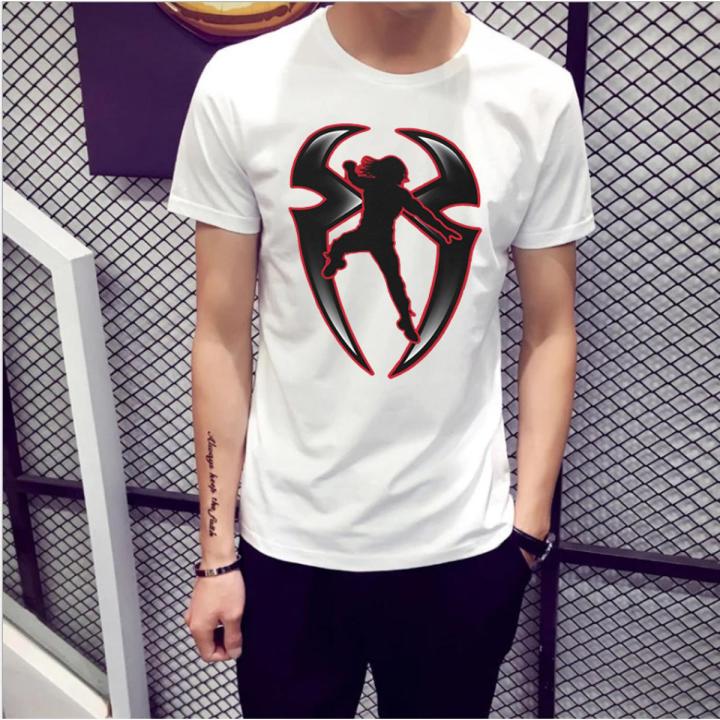 Roman Reigns Logo Short Hata Gol Gola Tshirt - Show Your Support For Roman Reigns With This Stylish Short Sleeve T-Shirt Featuring His Iconic Logo