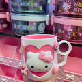 Hello Kitty Anime Y2K Girls Mouthwash Cup Kawaii Couple Cup Cartoon Girly Heart Plastic Cup Cute Bathroom Accessories Gifts Toys.