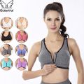 Queenral Push Up Bras For Women Underwear Plus Size Bralette M L XL XXL XXXL Brassiere BH Soutien Gorge Femme Front Zipper Bra.