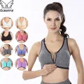 Queenral Push Up Bras For Women Underwear Plus Size Bralette M L XL XXL XXXL Brassiere BH Soutien Gorge Femme Front Zipper Bra. 