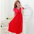 women White lace sexy nightdress girls plus size Large size Sleepwear nightgownY02-1.