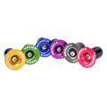 2Pcs Bike Bar End Plugs Aluminum Road Bicycle Grip Anti-slip Firm Handlebar Caps. 