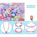 1 Set Children Kids Girls DIY Bracelet Beads 24 Compartment Arts Craft Jewelry Making Box. 