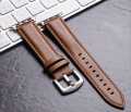 Leather with Silicone Strap Band for Apple Watch 42/49mm. 