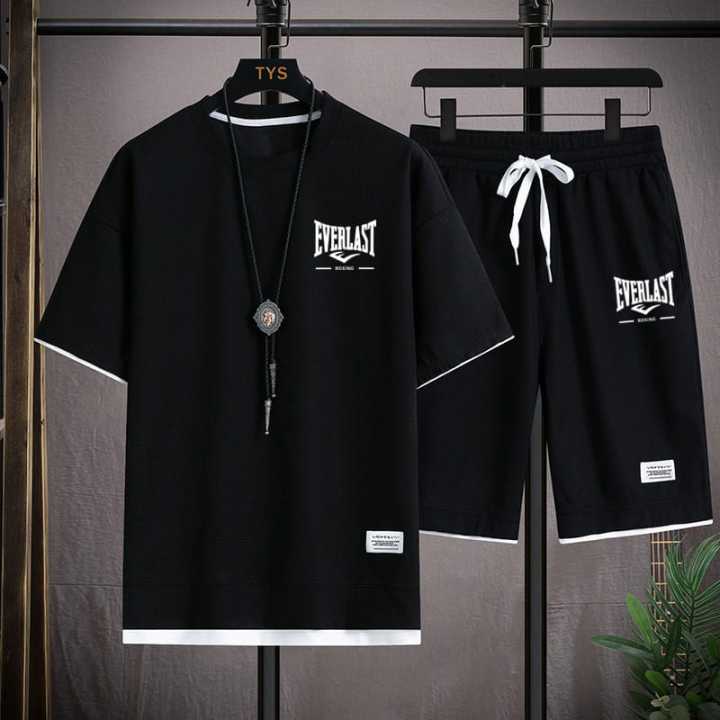 Men's Short Pant & T Shirt Combo Set