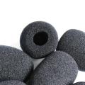 High-Quality Black Foam Microphone Windscreen Cover, Washable, Soft Sponge, Ball Shape, Universal Plug for Live Sound & Stage Equipment. 