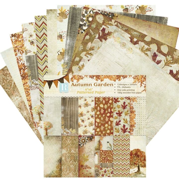 24%20Pcs%20Scrapbook%20Handbook%20Card%20Making%20Material%20Decoration%20Paper%20Background%20Single-sided%20Pattern%20DIY%20Photo%20Album%20Craft%20Supplies%20-%20Image%207