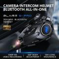 BLAISE S1 PRO Bluetooth Motorcycle Intercom Helmet Headset Wifi APP Speaker Headphone Motorbike Interphone Motor Dash Cam Dvr.