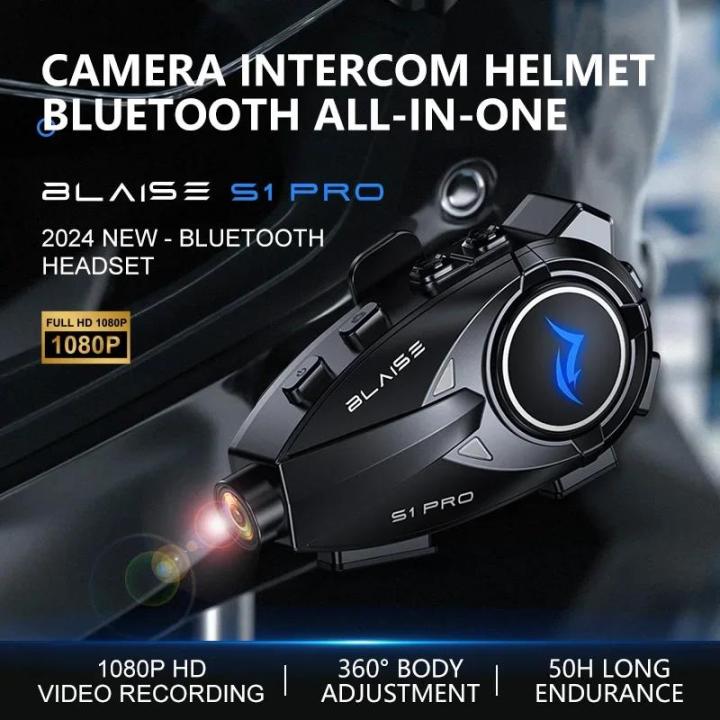 BLAISE%20S1%20PRO%20Bluetooth%20Motorcycle%20Intercom%20Helmet%20Headset%20Wifi%20APP%20Speaker%20Headphone%20Motorbike%20Interphone%20Motor%20Dash%20Cam%20Dvr%20-%20Image%202