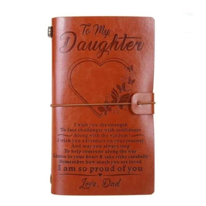Leather%20Notebook%20To%20My%20Daughter%20Retro%20Diary%20Handmade%20Notebook%20To%20My%20Son%20Travel%20Journal%20Leather%20Journal%20for%20To%20My%20Daughter%20To%20My%20-%20Image%204