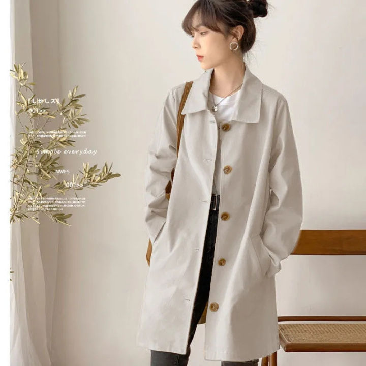 Fashion%20Women's%20Trench%20Coat%20Korean%20Style%20Khaki%20Spring%20Autumn%20Lined%20Coat%20Single%20Breasted%20Casual%20Windbreaker%20Outerwear%20Female%20-%20Image%207