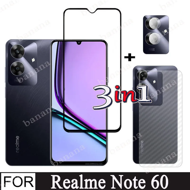GEEMEE Pour Realme Note 60/Note 60X Verre Trempé, Protection