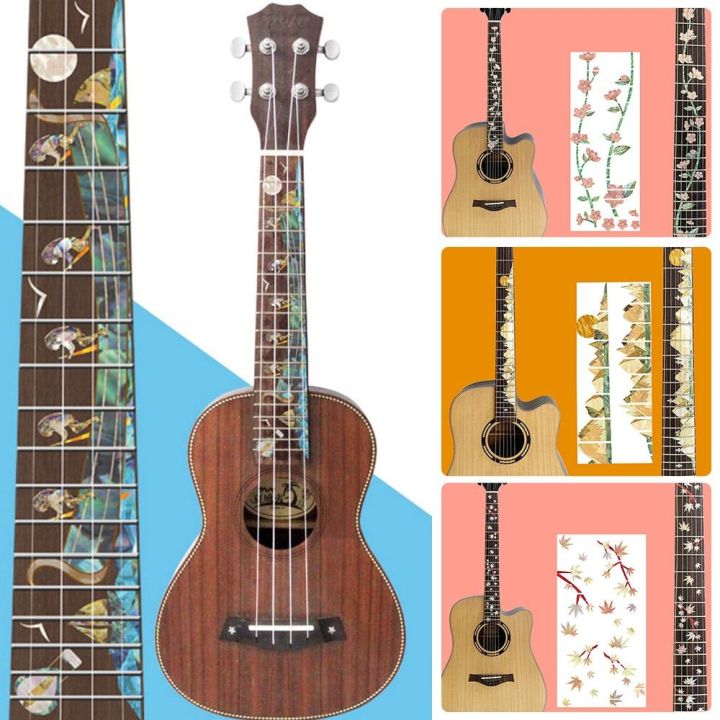【Hot item】 New Beautiful Electric Guitar Parts Fretboard Sticker Inlay Decals Guitarra Accessories Ultra Thin Stickers