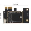 M.2 Wifi Adapter M2 Ngff Key A E To Pci Express PCI-E 1X NGFF Support 2230 Wireless Network Card for AX200 9260AC 8265AC. 