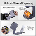Laserpecker Laser Engraver Machine for Metal Plastic Portable Handheld Laser Engraving With 10KW Bluetooth 5.0 4k LP3. 
