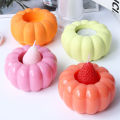 Candle Molds Silicone Pumpkin Silicone Mold Prevents Deformation Easy To Demold Reusable Exquisite DIY Lightweight for Trays. 