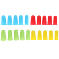 5Pcs/set  Silicone Finger Protectors Covers Caps Cots Grips for Scrapbooking Sewing DIY Crafts Ironing Embroidery Needlework Sewing Thimble Paper Counting Document Sorting etc.. 