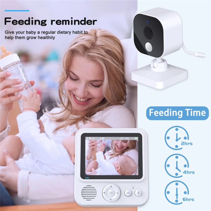 ARELENE%202.8inch%20LCD%20Video%20Baby%20Monitor%202.4G%20Wireless%20Security%20Baby%20Camera%202-Way%20Talk%20Night%20Vision%20Temperature%20Baby%20Cry%20Alarm%20-%20Image%206