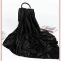 90*90cm Solid Color Satin Square Scarf Fashion Beach Women Head Wrap Spring Summer Shawl Ladies Foulard Bandanna Muffler Hijab. 