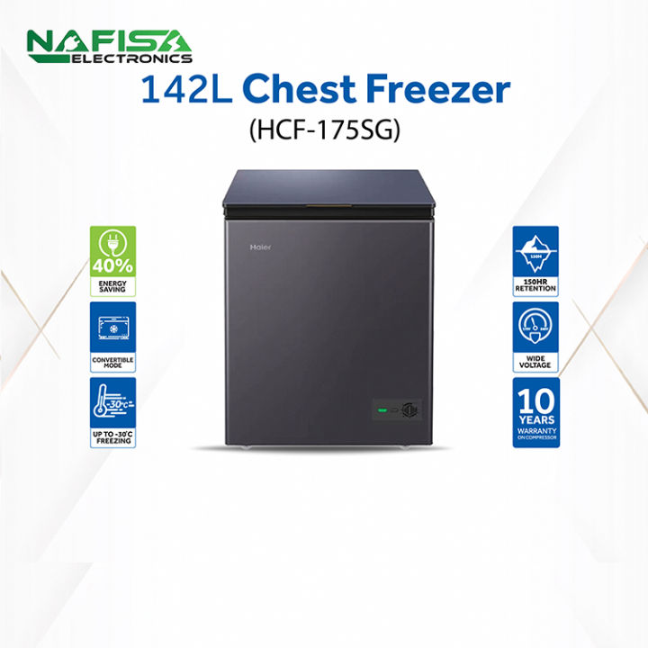 Haier 142L Chest Freezer Official (Model: HCF-175SG)