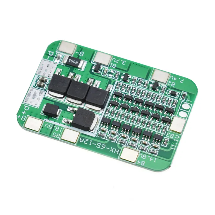 6S 15A 24V BMS Protection Board for 6 Pack 18650 Module DIY Kit | Daraz ...