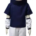 Kids Uchiha Cosplay Sasuke Costume Outfit Children Summer School Uniform Suit Anime Halloween Costume. 