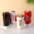 Smart Intelligent temperature measurement Coca-Cola coffee cup stainless steel double-layer insulation mug mug office car portable water cup.