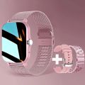 For Huawei Xiaomi Square SmartWatch Women Men Smartwatch Full Screen Dial Call Music Smartclock Fitness Tracker Sport SmartWatch.