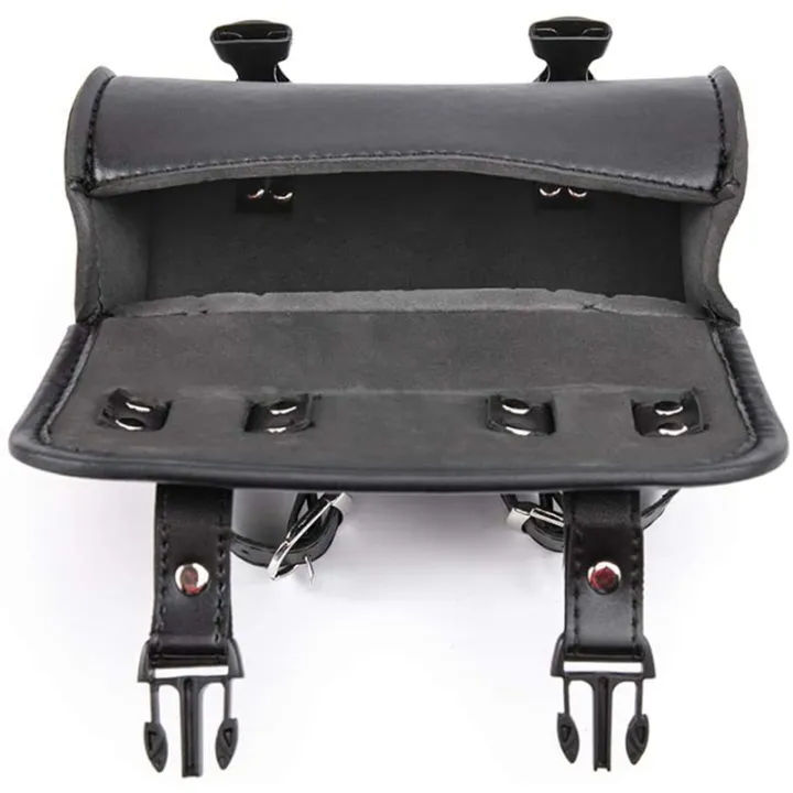 Motorcycle%20Fork%20Bag%20PU%20Leather%20Bicycle%20Handlebar%20Tool%20Pouch%20Sissy%20Bar%20Roll%20Storage%20Bag%20Saddle%20Bag,%20Universal%20-%20Image%204