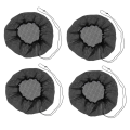 4 Piece Rain Barrel Cover Fit for Rain Barrels,Water Collection Buckets Cover Tank Harvesting Tool Protector Netting. 
