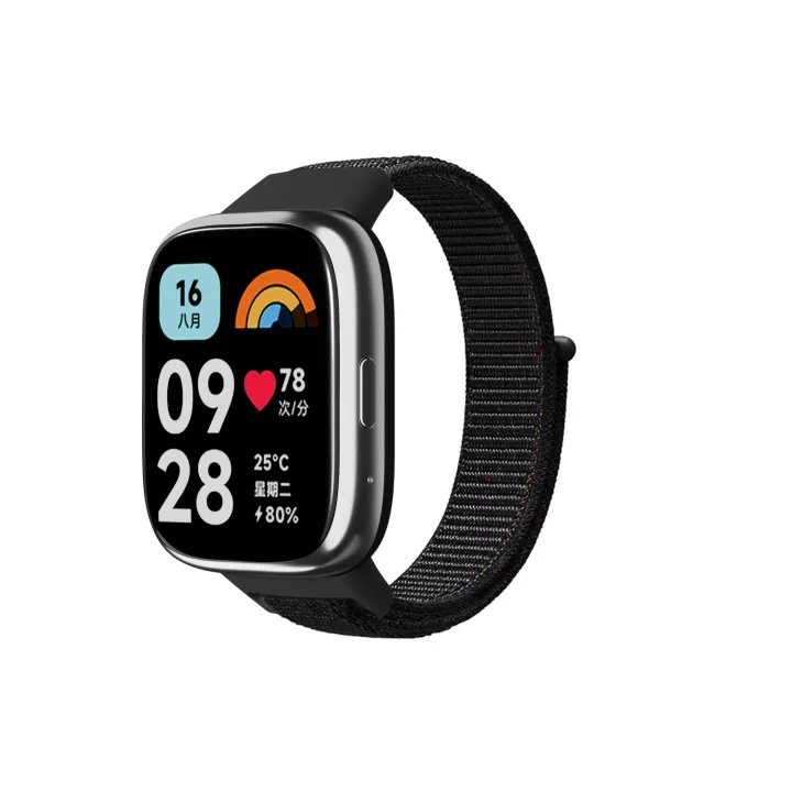 Watch%20Straps%20For%20Redmi%20Watch%203%20Active%20Nylon%20Strap%20Accessories%20Nylon%20Loop%20-%20Image%207