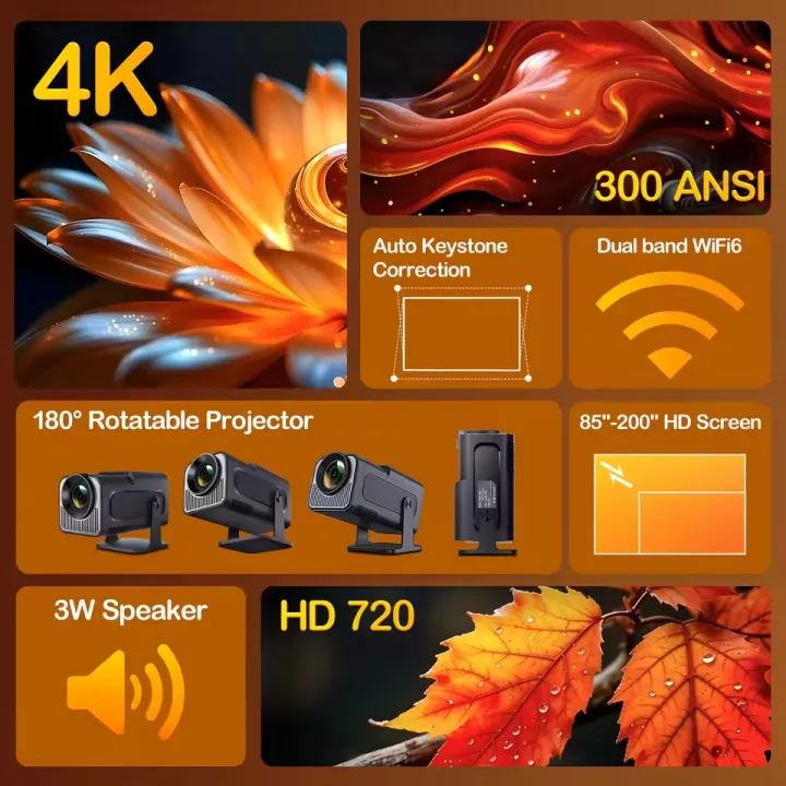 HY320%20Mini%20Projector%20Portable%204K%20Video%20Support%20Native%20720P%20&%201080P%20Cinema%20Outdoor%20Android%2011%20Beam%20Projector%20Upgraded%20Version%20Android%2011%20-%20Image%206