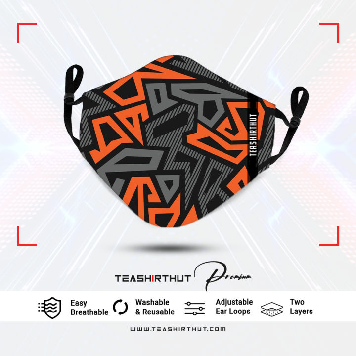 Exclusive Teashirthut Design Edition Mens Fashion Mask Utopia - Mens Fashion Mask - Mens Facemask