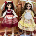 1/6 Bjd Doll Starry Blue Eyes 30CM 23 Movable Jointed Dolls Fashion Dress DIY Toy Dolls with Shoes for Children Birthday Gifts Luhuai CVC. 