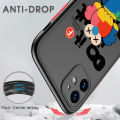 UCUC for OPPO F7 F7 Pro Back Cover Colorful Bear Frosted Transparent Hard Phone Case Thin Shockproof Full Cover Camera Protect Case. 