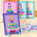 Dress up Sticker Book Princess Dress up Sticker Book Make Your Own Princess Stickers Reusable Sticker Books Travel Car Busy Book Christmas Birthday Gifts for Kids elegant. 