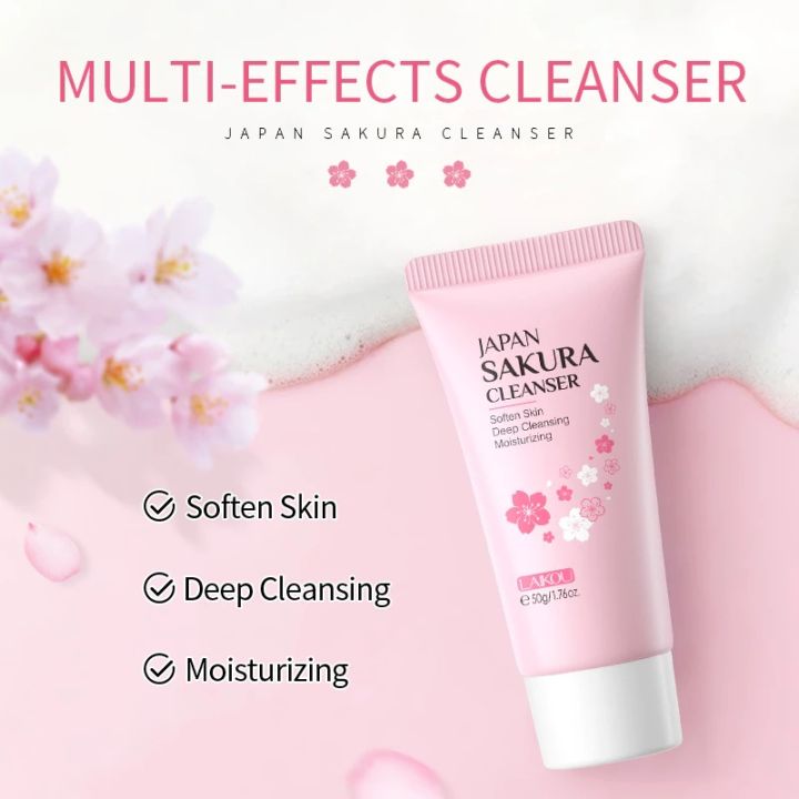 LAIKOU Sakura Cleanser Face Wash - 50g