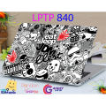 LPTP - 840 EAT SLEEP JDM Laptop Sticker Laptop Skin Sticker & Laptop Skin for laptop Back Side Decoration. 