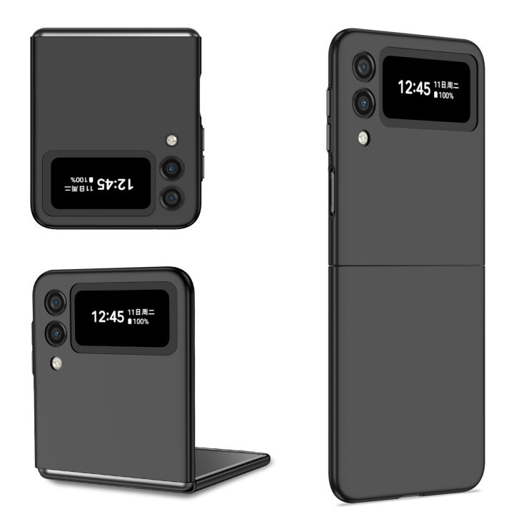 Applicable%20Galsxy%20z%20flip1/2%20Diamond%20Folding%20Phone%20Case%20Samsung%20zfilp3%20All-Inclusive%20Frosted%20Protective%20Cover%20-%20Image%206