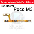 Xiaomi Poco F1 F3 X3 Power on / off Switch Button Side Volume Up Down Buttons Flex Cable Replacement Parts. 