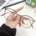 Fashion Trendy Near Sight Eyeglasses New Unisex Round Polygon Glasses Ultralight Anti Blue Light Finished Myopia Glasses. 