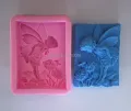 【happy one】flowers angel soap fondant molds chocolate mould FM327. 